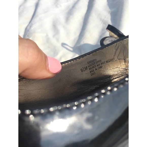 SOFFT womens slingback heels black adjustable patent leather 9.5 Scafati 1255511 - Picture 3 of 7